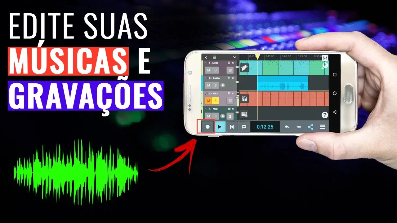 Top 5 Melhores Apps para Editar Músicas em 2025 🎧🔥 (Edição Profissa pelo Celular)